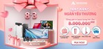 CTKM: 8/3 TẶNG NÀNG NGÀN YÊU THƯƠNG