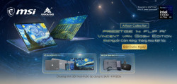 Đặt trước phiên bản đặc biệt MSI Prestige 14 Flip AI+ Vincent van Gogh Edition - Nhận bộ quà tặng độc quyền cực hấp dẫn