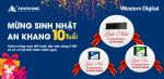 Chương trình “HAPPY BIRTHDAY” Mua WD- Trúng quà cực phê