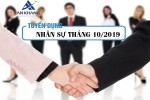 AN KHANG TUYỂN DỤNG NHÂN SỰ THÁNG 10/2019