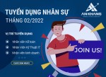 AN KHANG COMPUTER TUYỂN DỤNG NHÂN SỰ THÁNG 02/2022