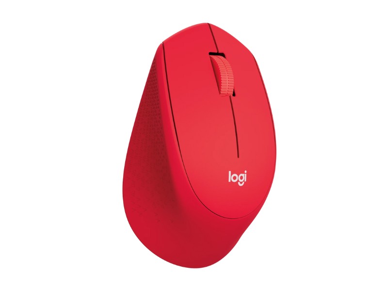 Chuột không dây Logitech M331 Silent - Màu đỏ
