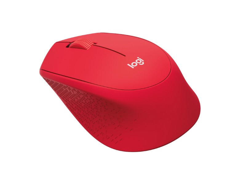 Chuột không dây Logitech M331 Silent - Màu đỏ