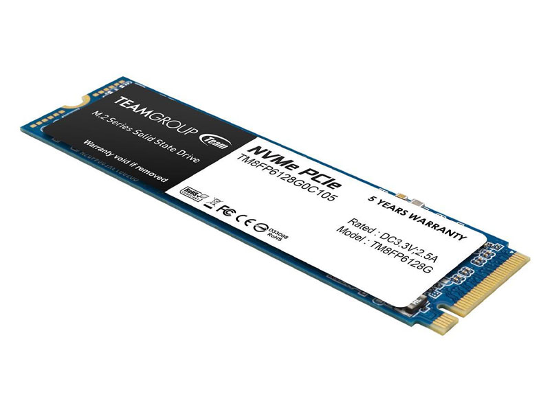 Ổ cứng SSD Team Group M2.2280 PCIE Gen3x4 MP33 128GB chất lượng tốt