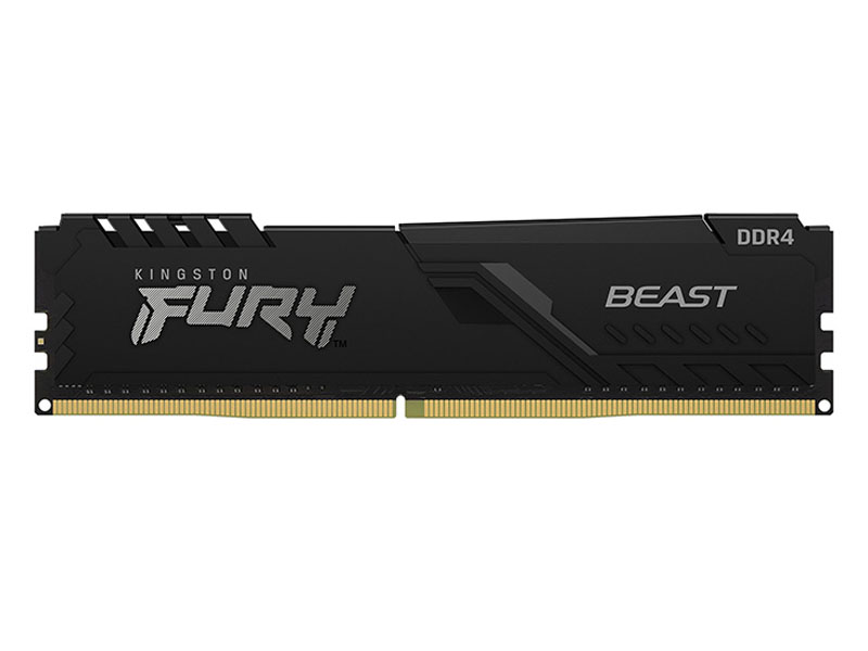 Ram PC Kingston Fury 8GB 2666MHz DDR4 CL16 DIMM Beast Black (KF426C16BB/8)