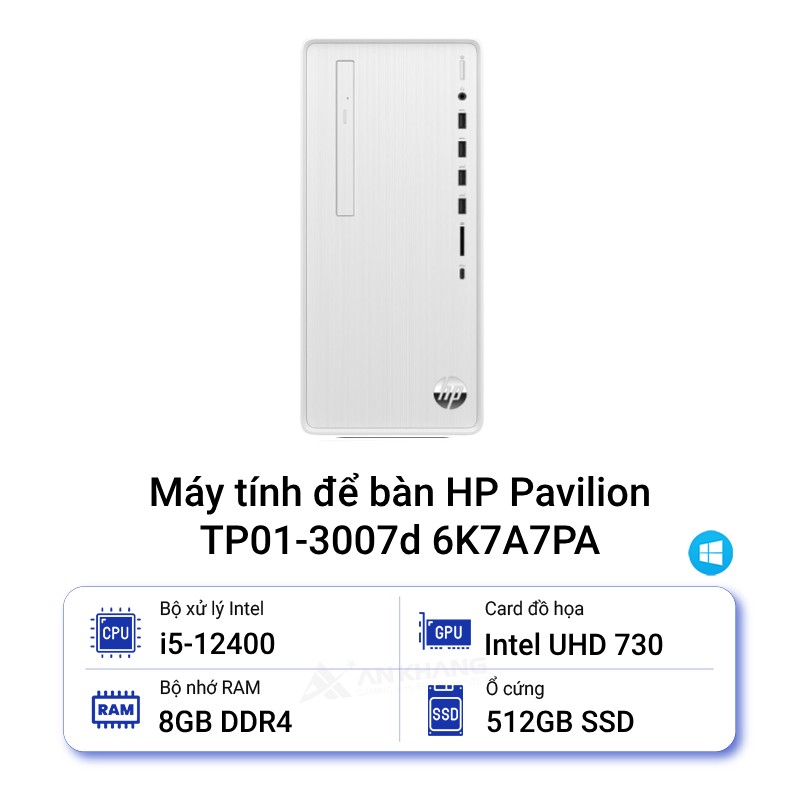 Máy tính để bàn HP Pavilion TP01-3007d 6K7A7PA (I5/R8/SSD512)