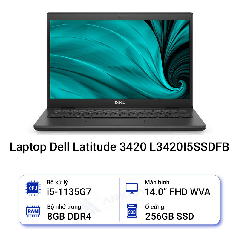 Laptop Dell Latitude 3420 L3420I5SSDFB (i5-1135G7 | 8GB | SSD 256GB | 14.0FHD| Fedora)