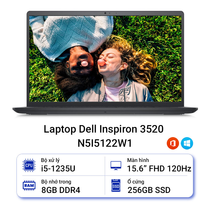 Laptop Dell Inspiron 3520 N5I5122W1-Black