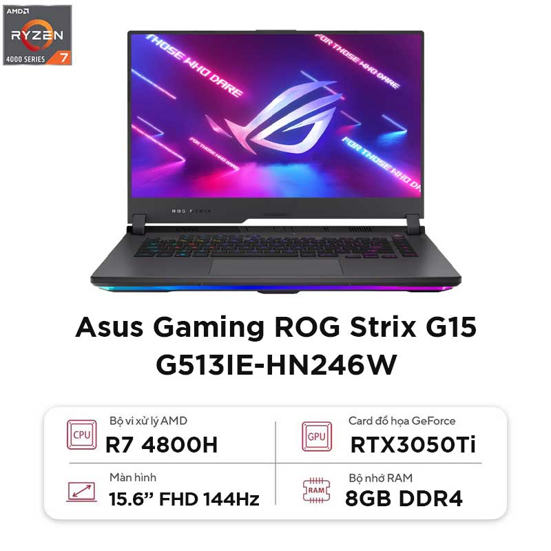 Laptop Gaming Asus ROG Strix G15 G513IE-HN246W