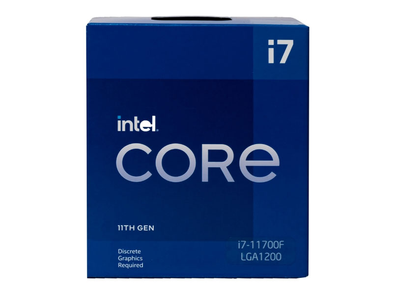 CPU Intel Core i7-11700F Processor (16MB, 4.90GHz, FCLGA1200)