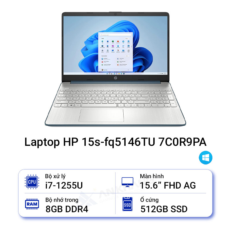 Laptop HP 15s-fq5146TU 7C0R9PA