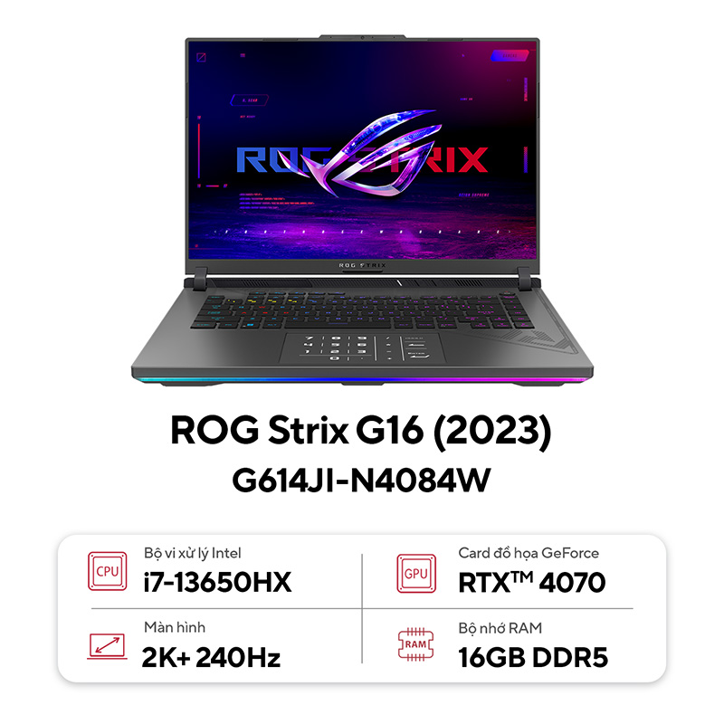 Laptop Asus ROG Strix G16 G614JI-N4084W (2023)