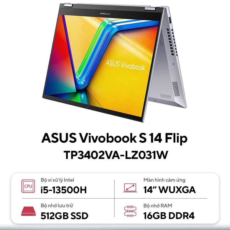 Laptop ASUS Vivobook S 14 Flip TP3402VA-LZ031W