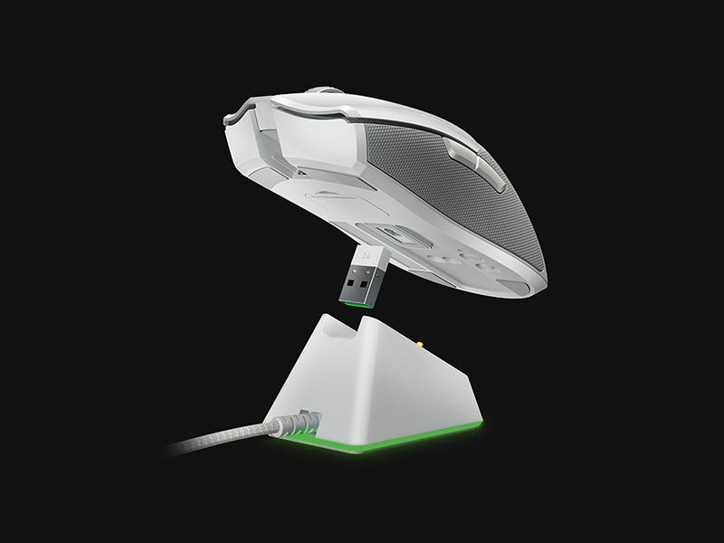Chuột vi tính Razer Viper Ultimate - Wireless - Charging Dock - Trắng (Mercury) (RZ01-03050400-R3M1)