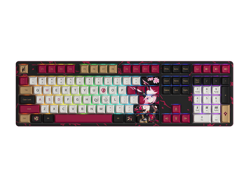 Bàn phím AKKO 5108S Honkai Impact 3rd - Yae Sakura (Hotswap - Akko cs switch Crystal - Limited)