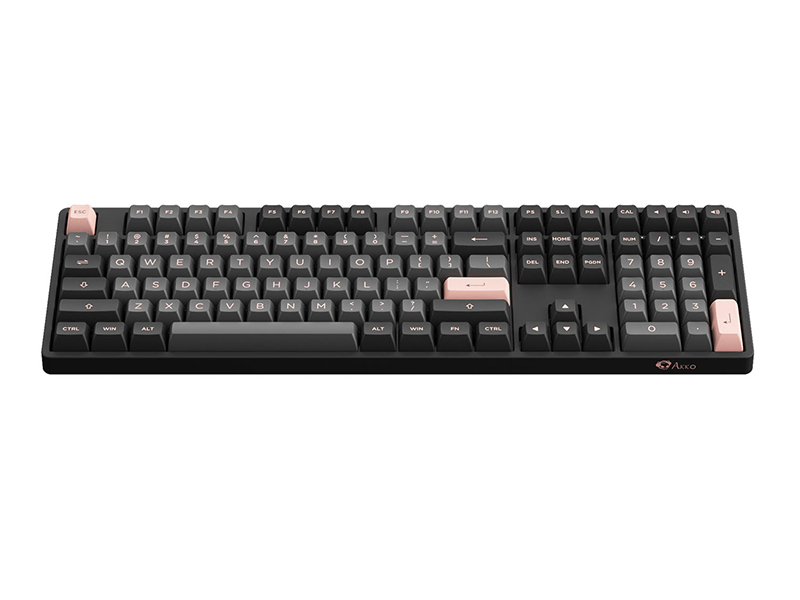 Bàn phím AKKO 5108S Black Pink (Hotswap - Akko CS Switch Jelly Black)