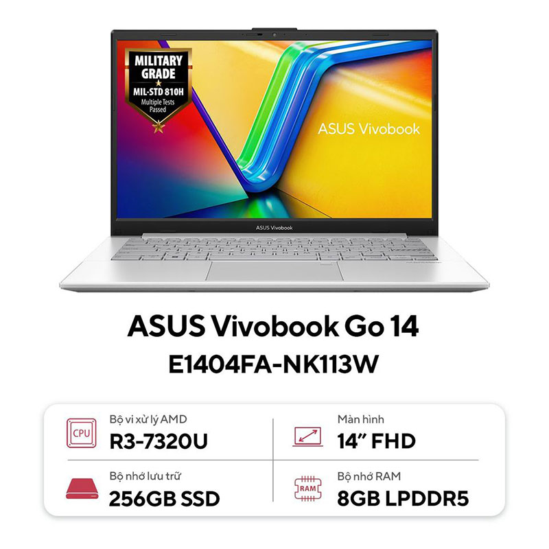 Laptop Asus Vivobook Go 14 E1404FA-NK113W