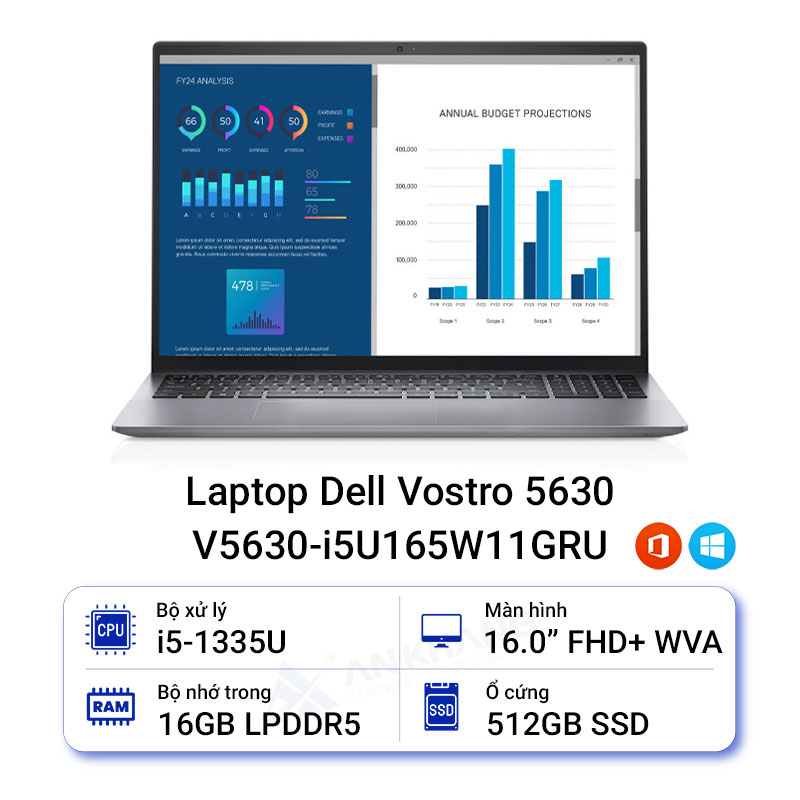 Laptop Dell Vostro 5630 V5630-i5U165W11GRU