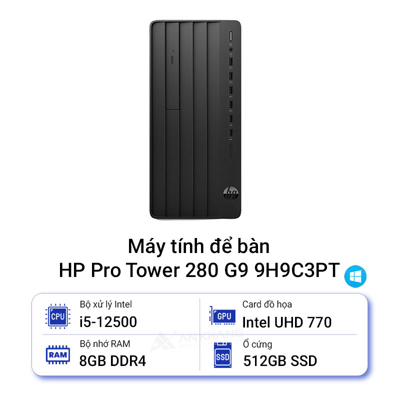 Máy tính để bàn HP Pro Tower 280 G9 9H9C3PT i5-12500