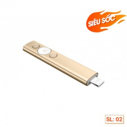 Bút trình chiếu LOGITECH SPOTLIGHT - MÀU VÀNG