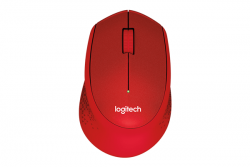 Chuột không dây Logitech M331 Silent - Màu đỏ