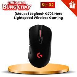 (Mouse) Logitech G703 Hero Lightspeed Wireless Gaming – Đen (Black)