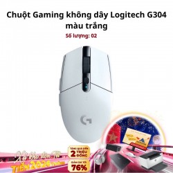 Chuột Gaming không dây Logitech G304 màu trắng