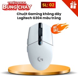 Chuột Gaming không dây Logitech G304 màu trắng