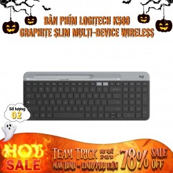 Bàn phím Logitech K580 Graphite (Đen) Slim Multi-Device Wireless (920-009210)