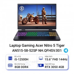 Laptop Acer Nitro 5 Tiger AN515-58-52SP NH.QFHSV.001