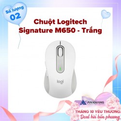 Chuột Logitech Signature M650 - Trắng