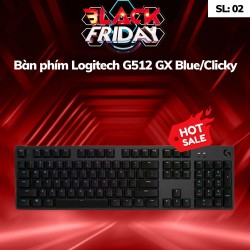 Bàn phím Logitech G512 Lightsync RGB Mechanical Gaming - GX Blue/Clicky