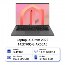 Laptop LG Gram 2022 14ZD90Q-G.AX56A5