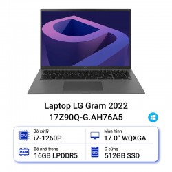 Laptop LG Gram 2022 17Z90Q-G.AH76A5