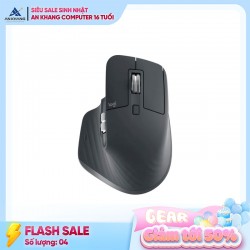 Chuột Logitech MX Master 3S Silent Wireless/Bluetooth màu than chì (graphite)