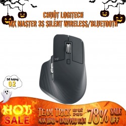 Chuột Logitech MX Master 3S Silent Wireless/Bluetooth màu than chì (graphite)