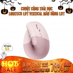 Chuột công thái học Logitech Lift Vertical màu Hồng Lift (910-006481)