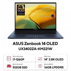 Laptop ASUS Zenbook 14 OLED i7-1260P (UX3402ZA-KM221W)