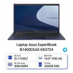Laptop Asus ExpertBook B1400CEAE-EK3724 bản win pro