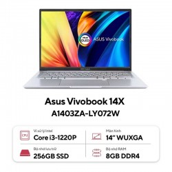 Laptop Asus Vivobook 14X A1403ZA-LY072W (i3-1220P/ 8GB/ 256 SSD/ 14Inch WUXGA/ Win 11/ Bạc) 