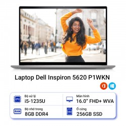 Laptop Dell Inspiron 5620 P1WKN (i5-1235u | 8G | 256SSD | FP | Win 11+OFF)