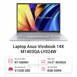 Laptop Asus Vivobook 14X M1403QA-LY024W (AMD Ryzen 7 5000 Series)