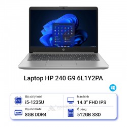 Laptop HP 240 G9 6L1Y2PA (Silver)