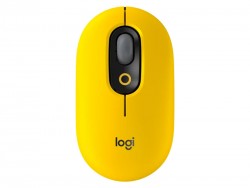 Chuột không dây Emoji Logitech POP Mouse Bluetooth màu Vàng Đen (Lốm đốm)