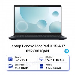 Laptop Lenovo IdeaPad 3 15IAU7 82RK001QVN