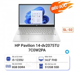 Laptop HP Pavilion 14-dv2075TU 7C0W2PA