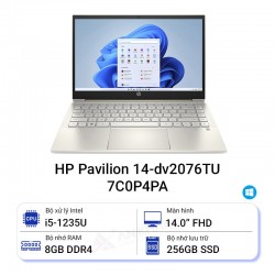 Laptop HP Pavilion 14-dv2076TU 7C0P4PA