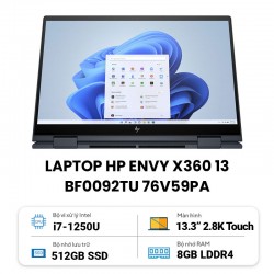 Laptop HP ENVY x360 13-bf0092TU 76V59PA- Space Blue
