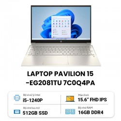 Laptop HP Pavilion 15-eg2081TU 7C0Q4PA (màu Vàng)