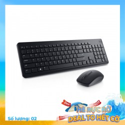 Bộ bàn phím chuột không dây Dell KM3322W Wireless